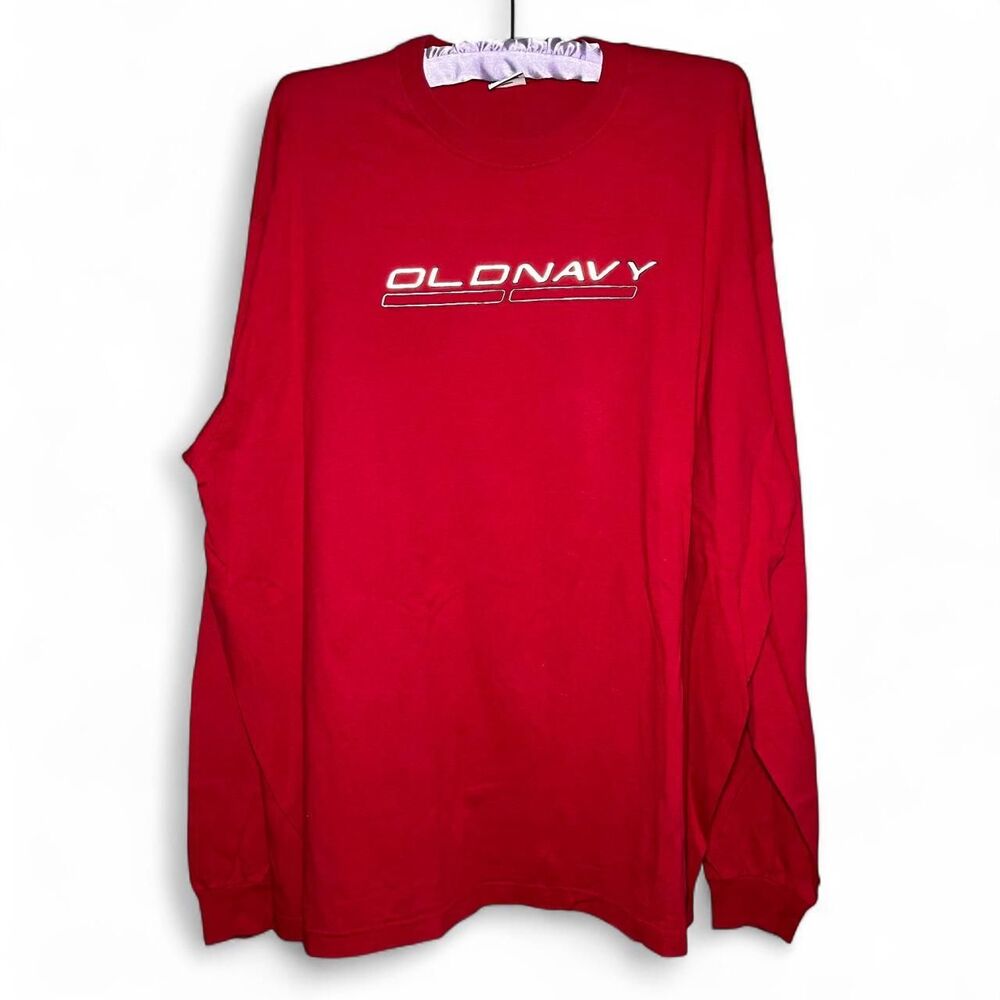 Vintage Y2K 00s Old Navy Cyber Causal Retro Boho Skater Biker T-Shirt Size XXL